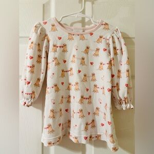 It will melt hearts! Toddler girls’ golden retriever valentine dress ♥️